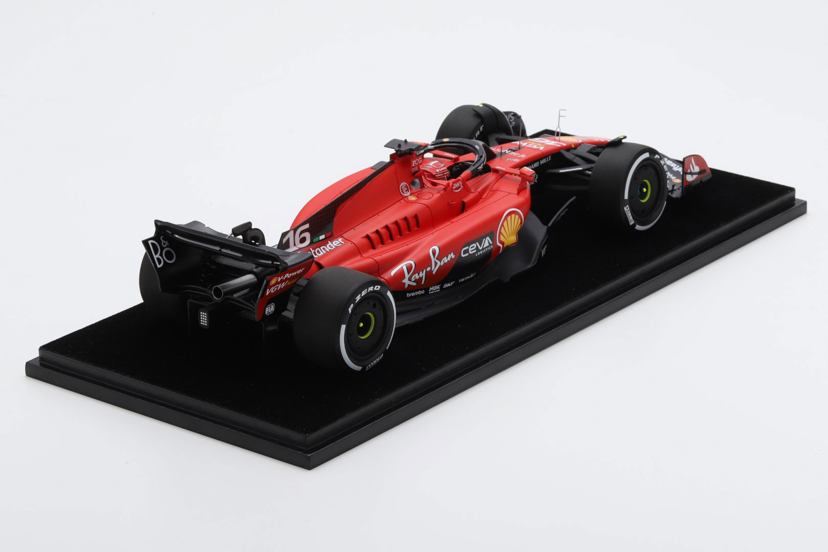 Scuderia Ferrari SF23 #16 Ch.Leclerc 4th Singapore GP 2023 1:18 Look Smart