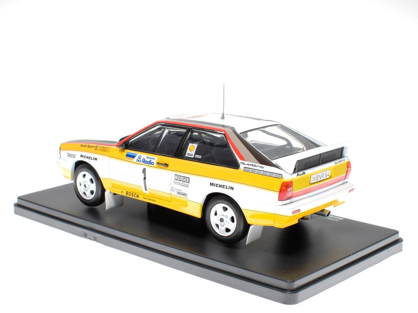 Audi Quattro A2 #1 Blomqvist/Cederberg Winner Rallye Sweden 1984 1:24 Altaya