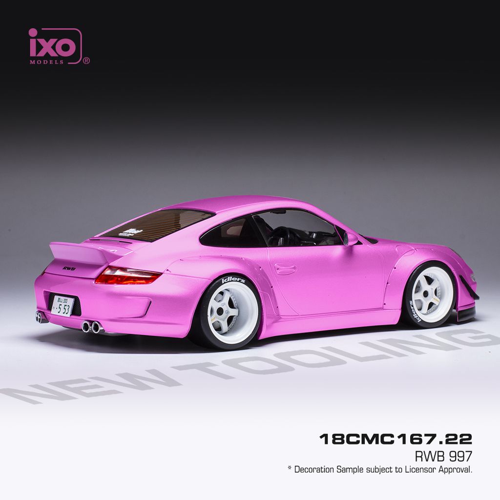 Porsche RWB 997 pink 1:18 Ixo Models