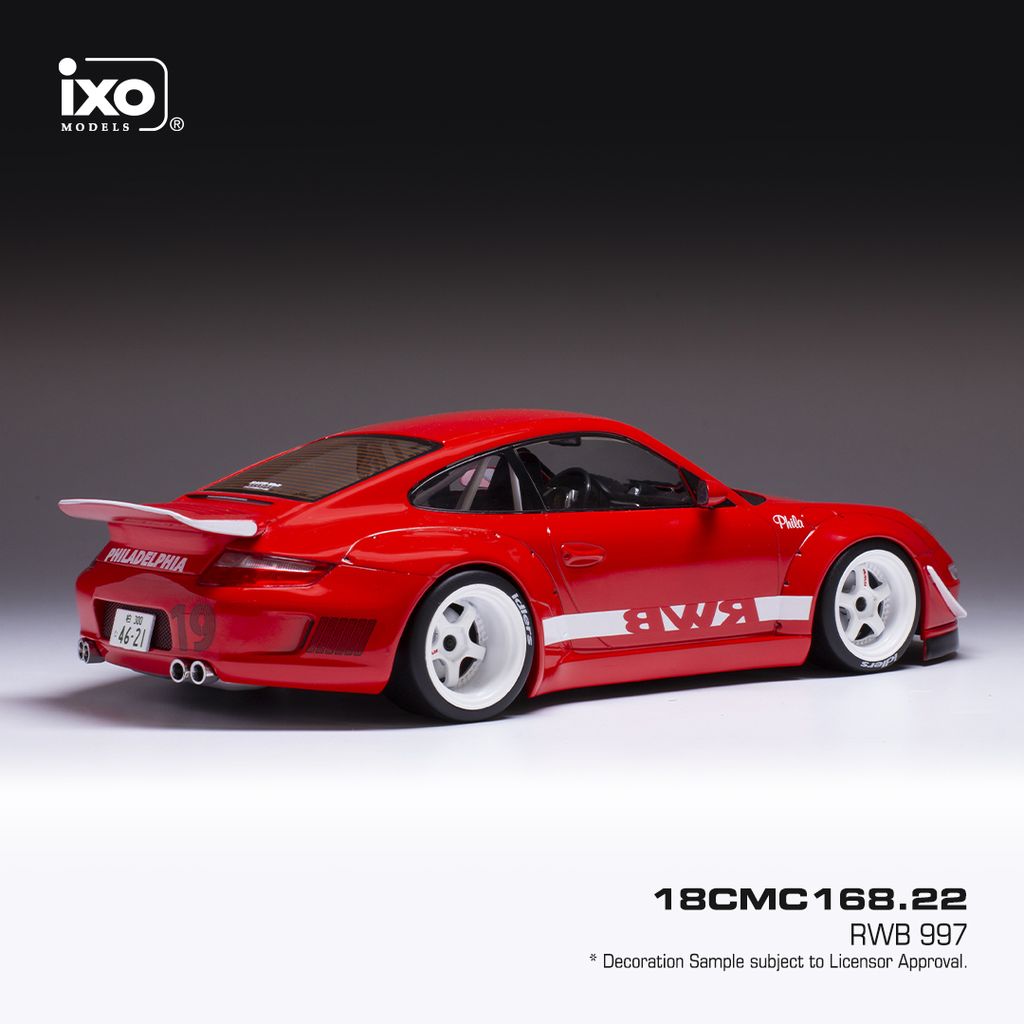 Porsche RWB 997 red 1:18 Ixo Models