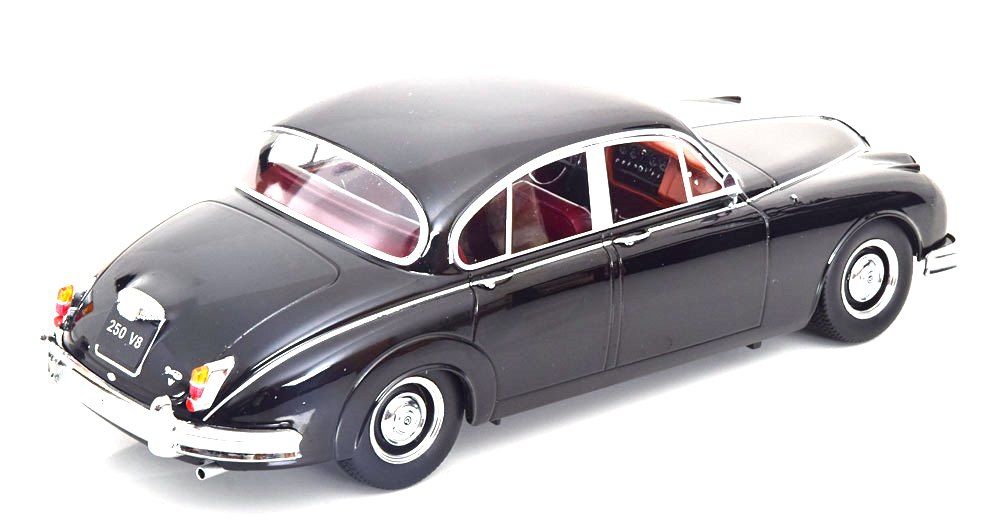 Daimler 250 V6 LHD 1962 black/bordeaux interior 1:18 KK Scale