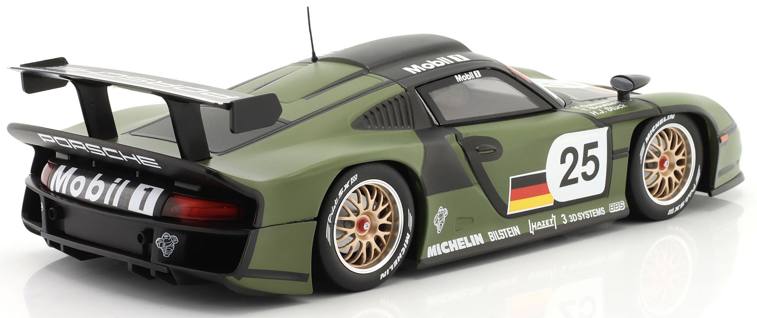 Porsche 911 GT1 #25 Dalmas/Boutsen/Stuck Pre-Qualifying 24H Le Mans 1997 1:18 Werk83