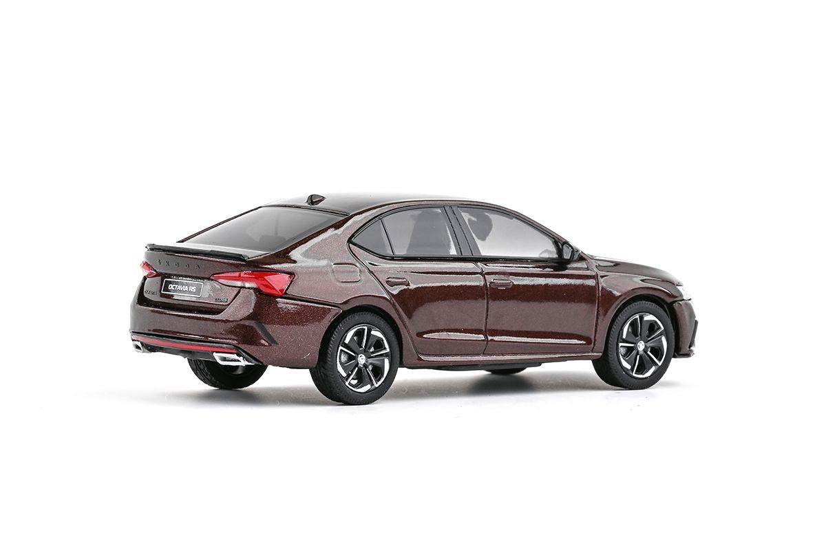 Škoda Octavia IV RS 2020 hnědá marrone metalíza 1:43 Abrex