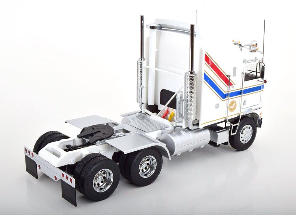 Kenworth K100 Aerodyne 1976 white/blue/red/gold 1:18 Road Kings