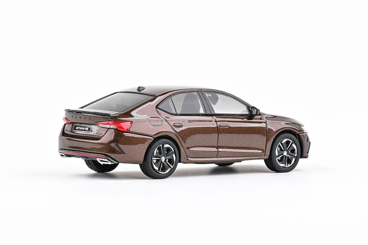 Škoda Octavia IV RS 2020 hnědá Amber metalíza 1:43 Abrex