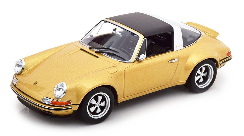 Porsche 911 By Singer Targa 2014 gold metallic 1:18 KK Scale