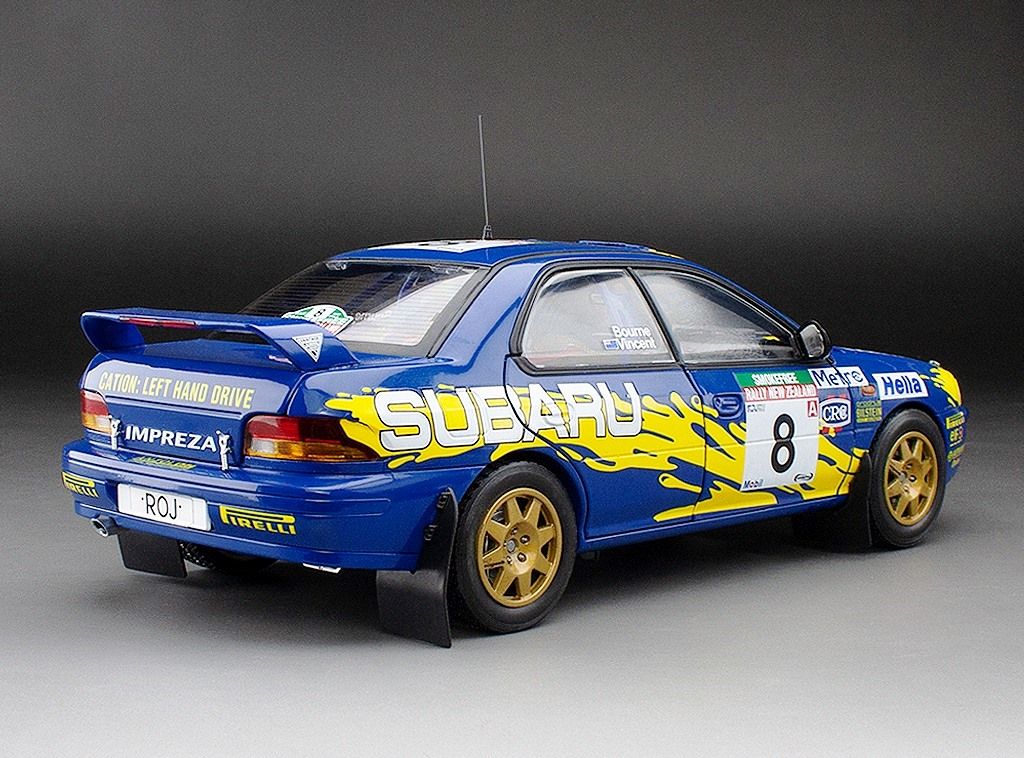 Subaru Impreza 555 #8 Bourne/Vincent Rallye WM Rallye Neuseeland 1997 1:18 Sun Star