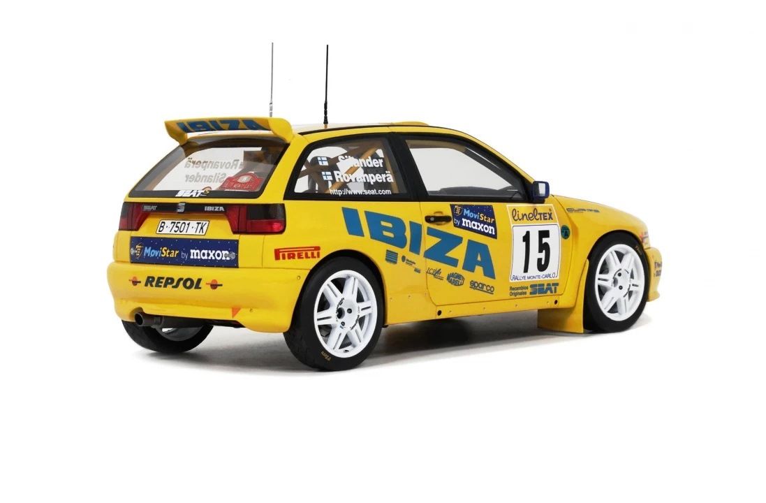 Seat Ibiza Kit Car 1996 #15 H.Rovanperä Rally Monte-Carlo 1998 1:18 OttOmobile