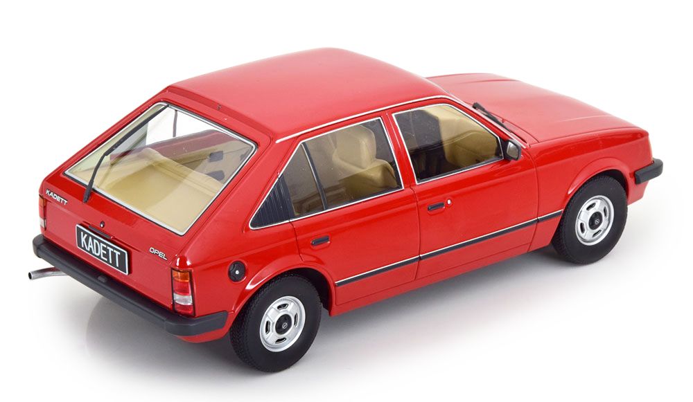 Opel Kadett D 5-Door 1984 red/beige interior 1:18 Triple9 Collection