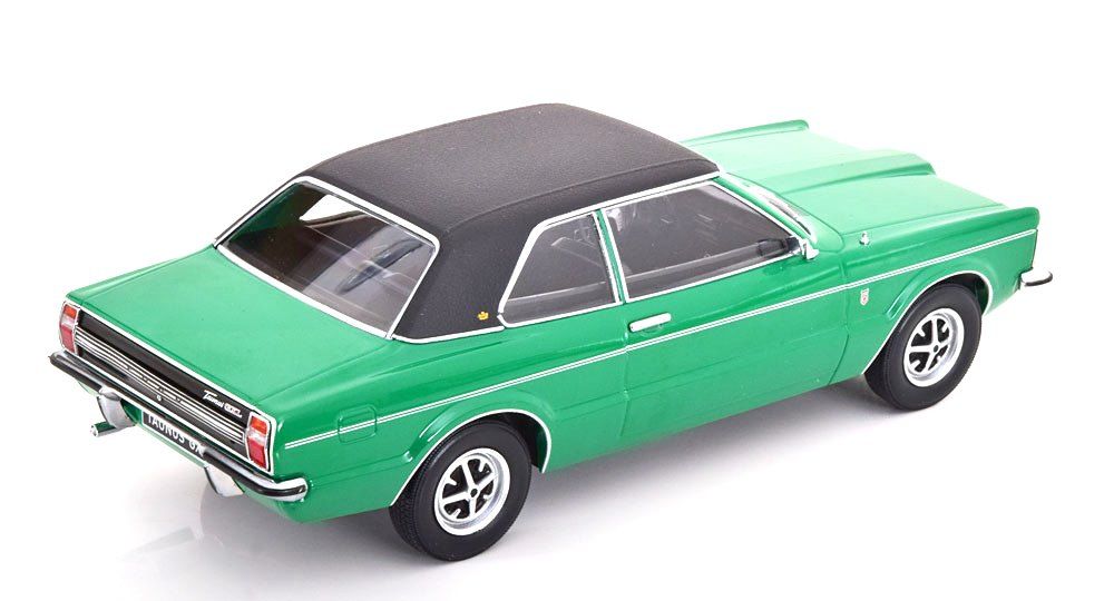 Ford England Taunus GXL with Vinyl Roof 1971 green/matt black 1:18 KK Scale