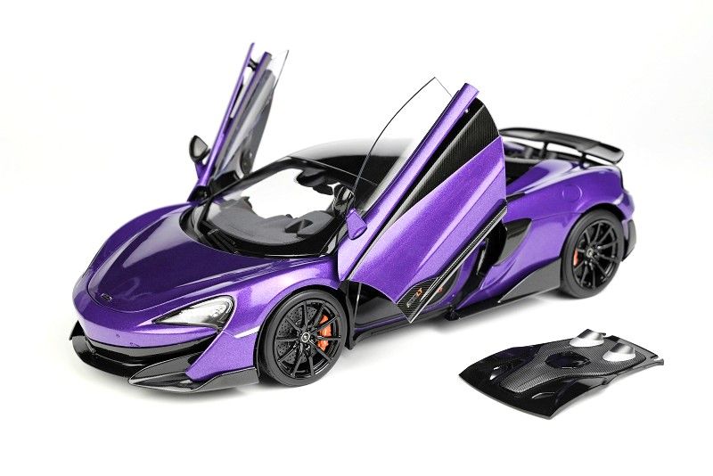 McLaren 600LT 2018 purple 1:18 LCD Model