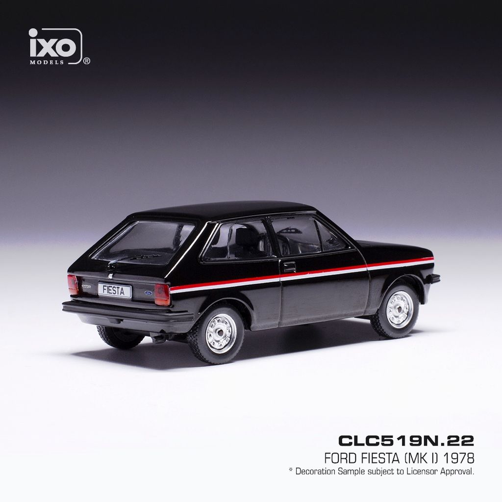 Ford Fiesta MK I 1978 black 1:43 Ixo Models