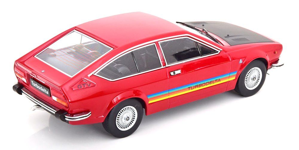 Alfa Romeo Alfetta 2000 GTV Turbodelta 1979 red/black 1:18 KK Scale