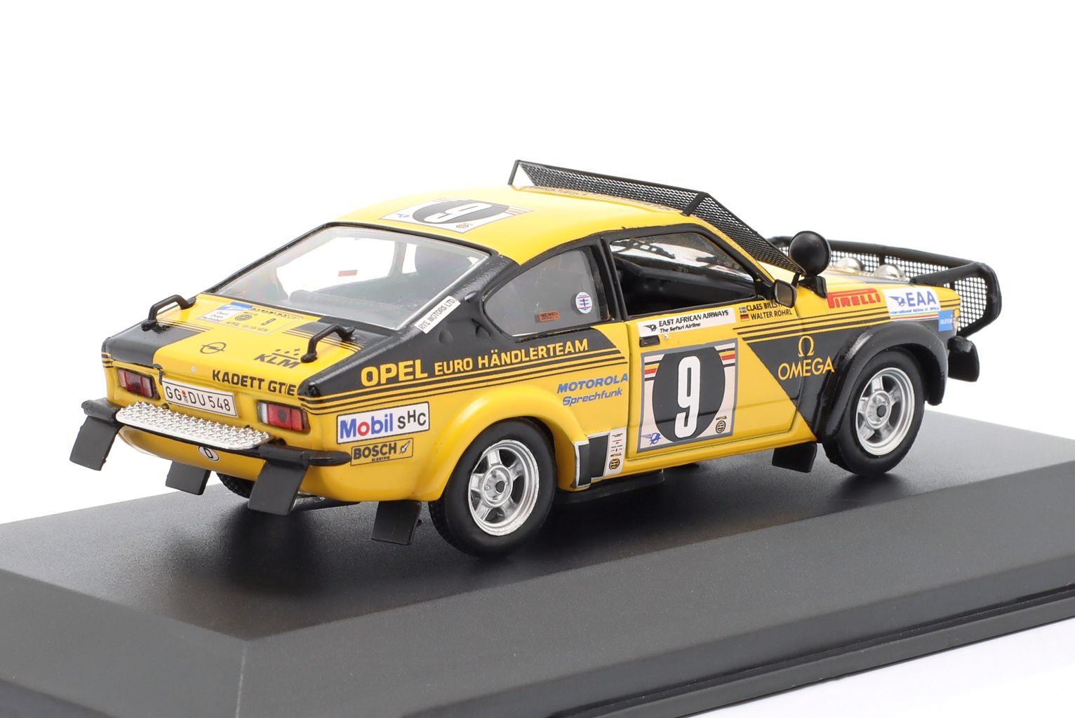 Opel Kadett C Coupe #9 Röhrl/Billstam Safari Rallye 1979 1:43 CMR