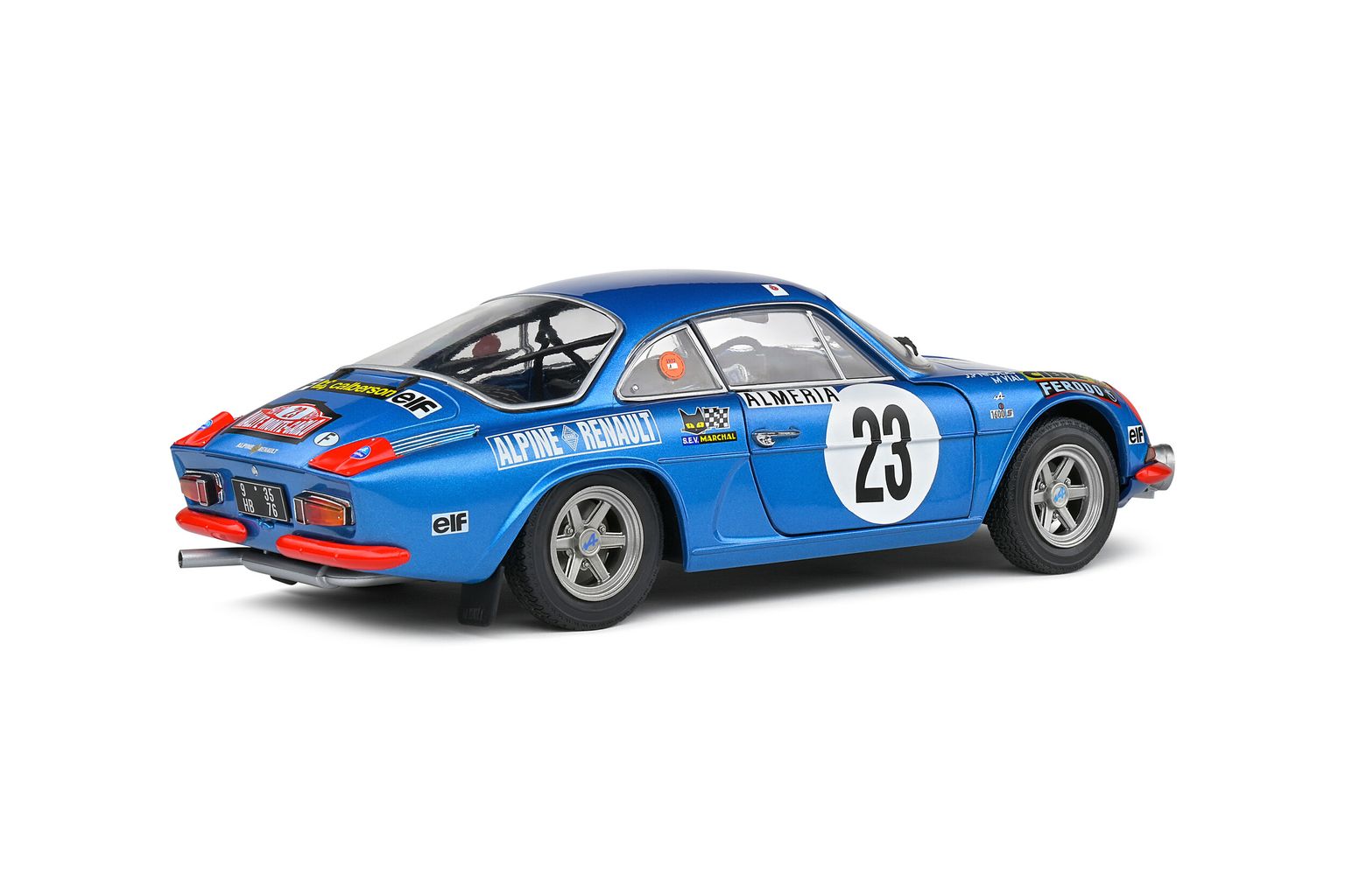 Renault Alpine A110 1600S #23 Nicolas/Vial Rally Monte-Carlo 1972 night version 1:18 Solido