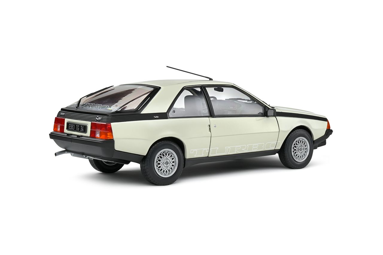 Renault Fuego Turbo Coupe 1985 white 1:18 Solido