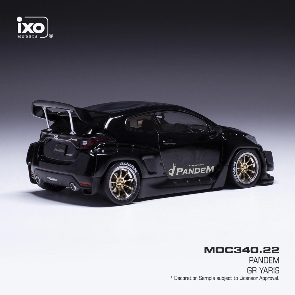 Toyota Pandem GT Yaris black 1:43 Ixo Models