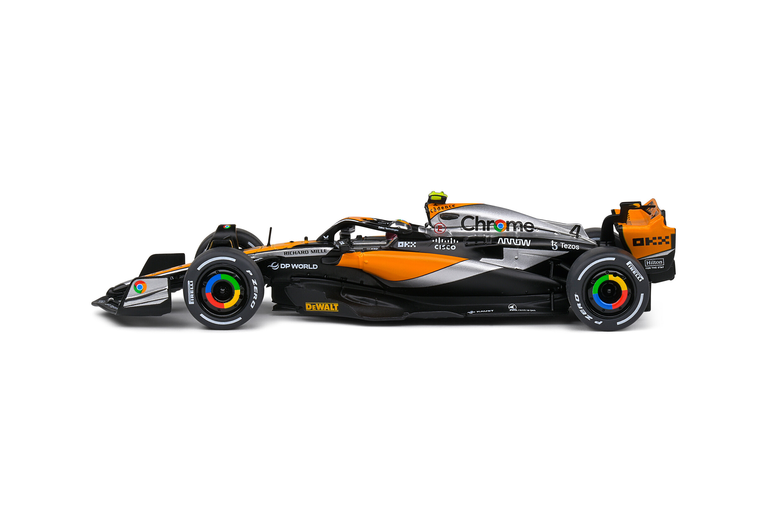 McLaren F1 MCL60 Team McLaren #4 L.Norris 2nd British GP 2023 1:43 Solido