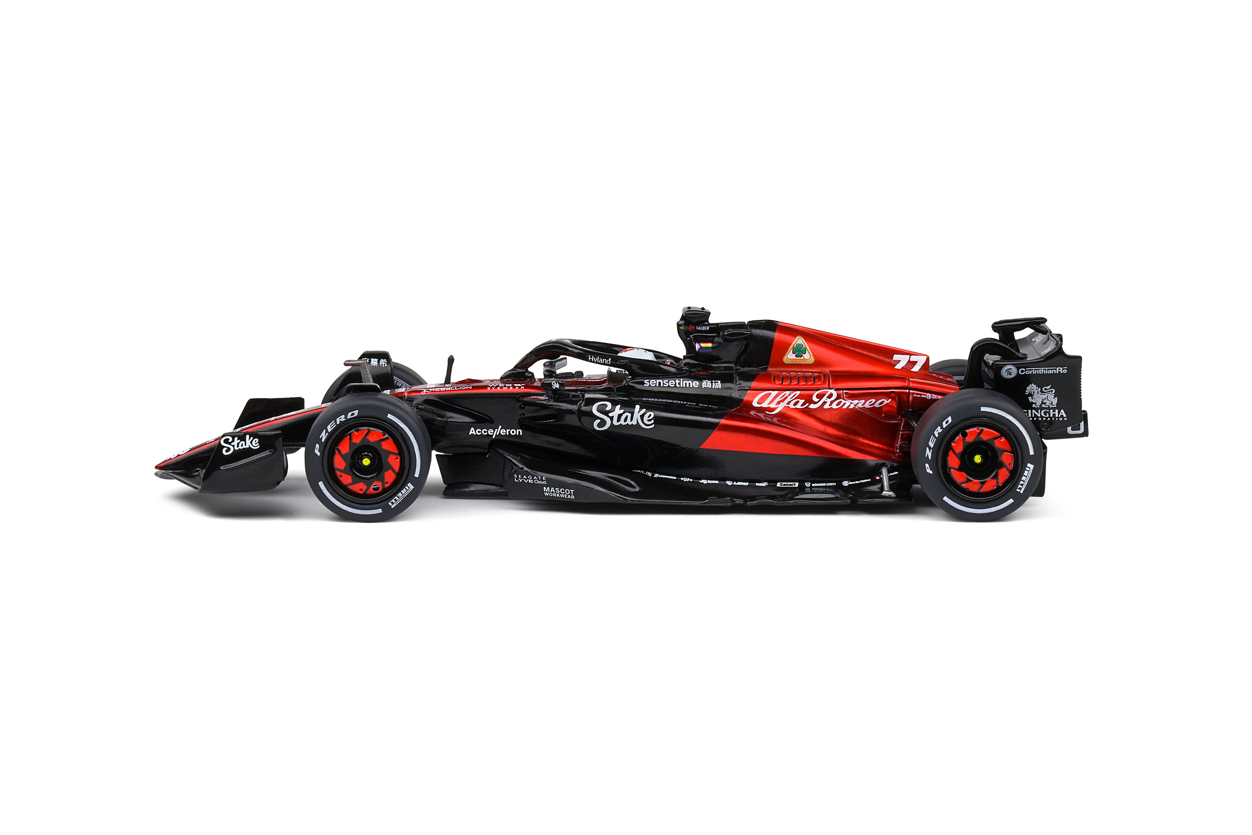 Alfa Romeo F1 C43 Team Stake #77 V.Bottas Bahrein GP 2023 1:43 Solido