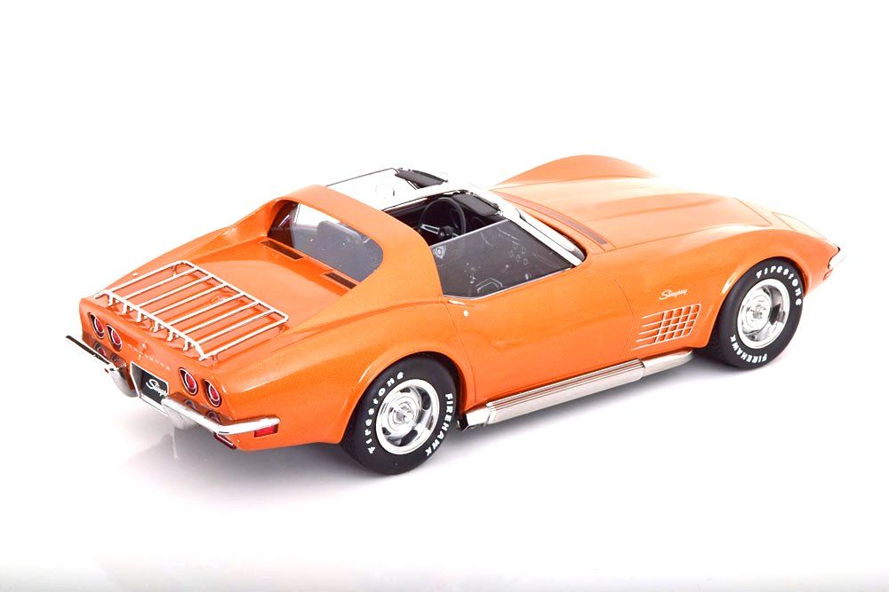 Chevrolet Corvette C3 1972 orange metallic 1:18 KK Scale