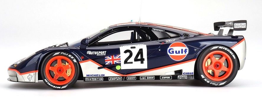 McLaren F1 GTR #24 Blundell/Bellm/Sandro Sala Gulf Racing 24H Le Mans 1995 1:12 TSM