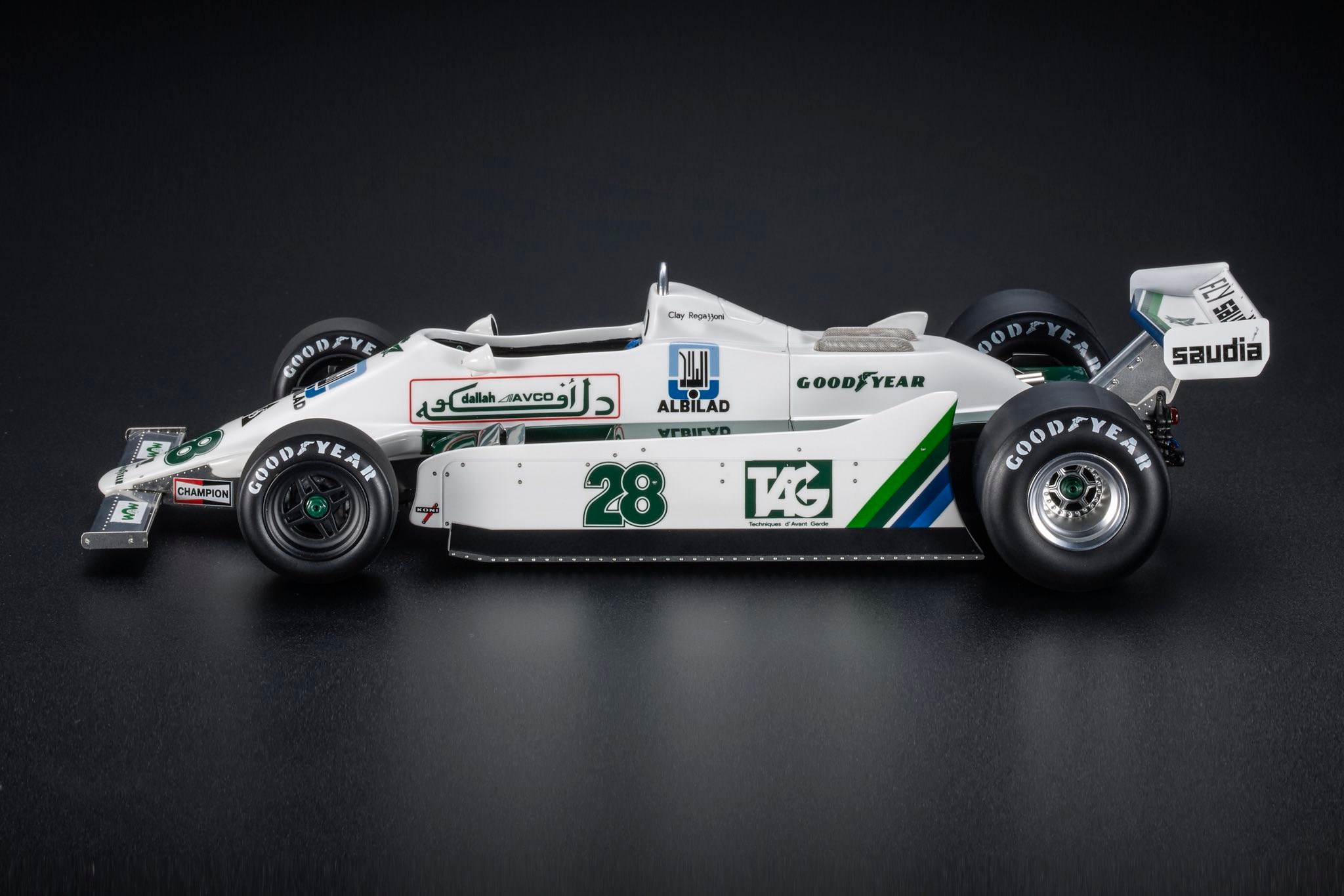 Williams F1 FW07 Ford #28 C.Regazzoni Winner British GP 1979 1:18 GP Replicas