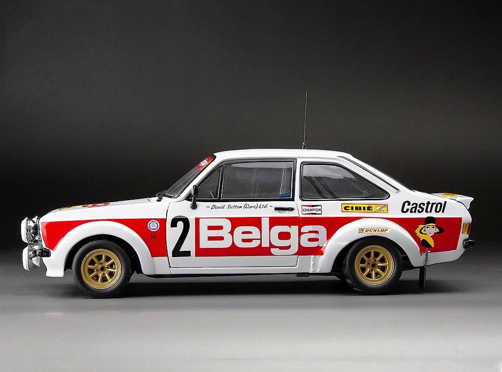 Ford Escort Mk II RS 1800 #2 Mikkola/Hertz Belga Rallye du Condroz 1979 1:18 Sun Star