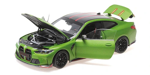BMW M4 CSL 2022 matt green 1:18 Minichamps