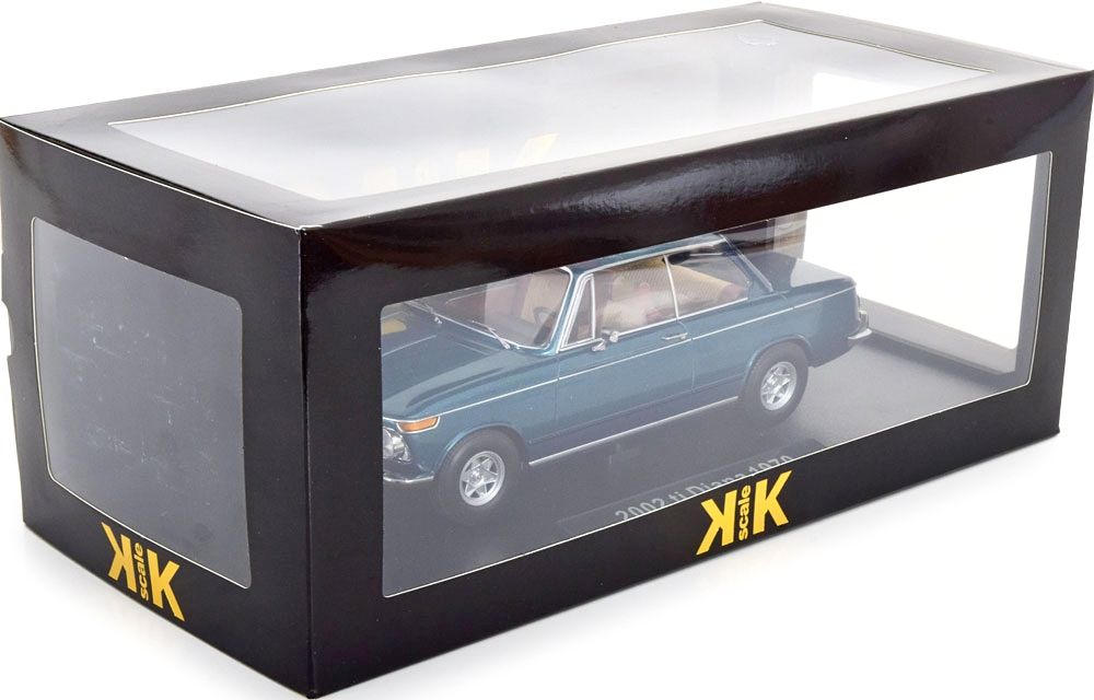 BMW 2002 ti Diana 1970 turquoise metallic 1:18 KK Scale