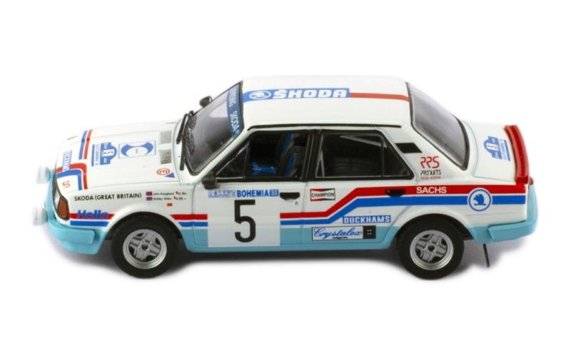 Škoda 130 L #5 J.Haugland/B.Willis Rallye Bohemia 1988 1:43 Ixo Models