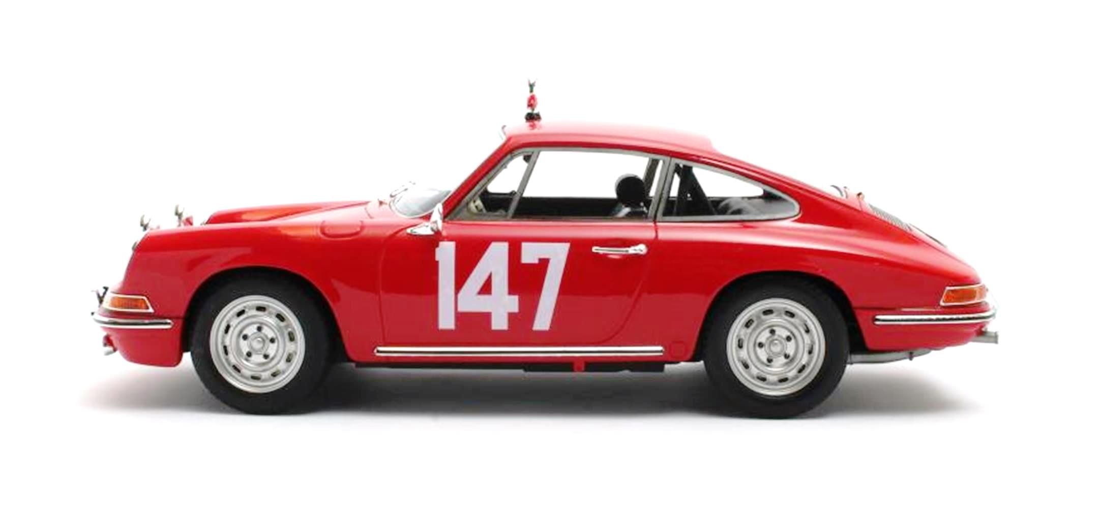 Porsche 911S Coupe #147 Linge/Falk Winner Class Rally Monte Carlo 1965 1:18 Matrix Scale Models