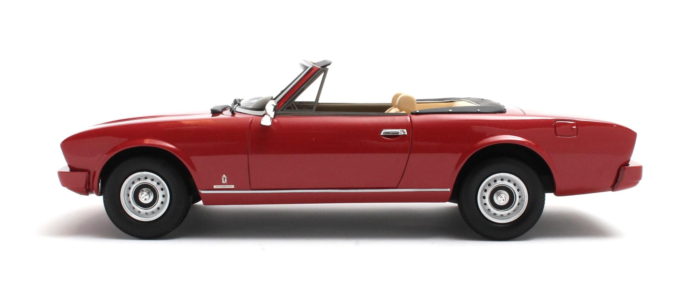 Peugeot 504 Cabriolet Open 1983 red metallic 1:18 Cult Scale Models