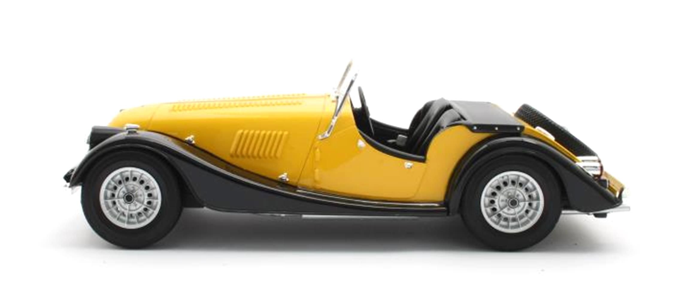 Morgan Plus 8 Eight Spider Open 1970 yellow/black 1:18 Cult Scale Models
