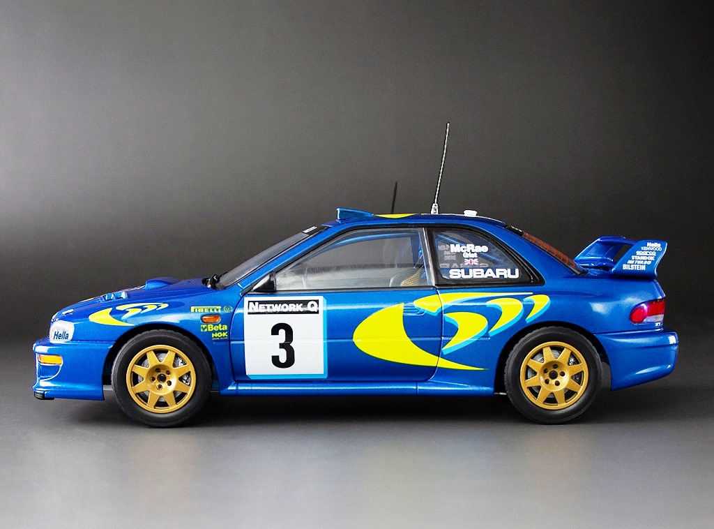 Subaru Impreza S5 WRC #3 McRae/Grist Winner Rally RAC Lombard 1997 1:18 Sun Star