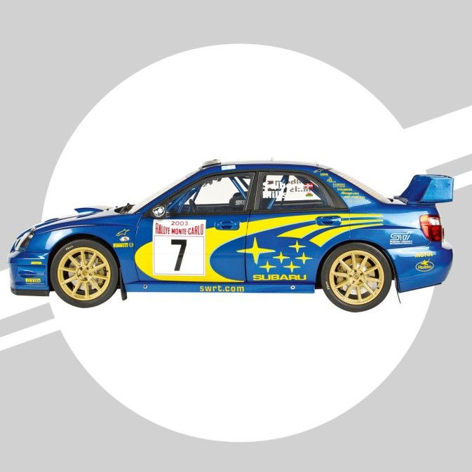 Subaru Impreza #7 Rally Monte Carlo 2003 1:8 Ixo Models 