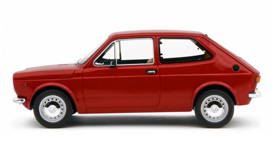 Fiat 127 3P 1972 red 1:18 Laudoracing Model 