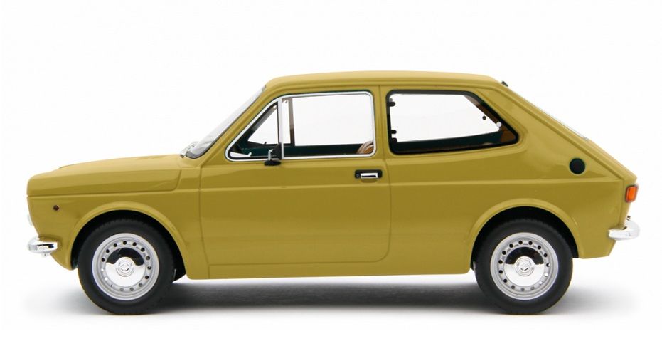 Fiat 127 3P 1972 yellow 1:18 Laudoracing Model 