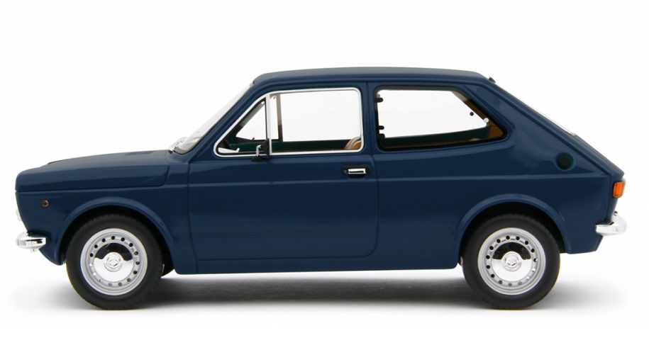 Fiat 127 3P 1972 dark blue 1:18 Laudoracing Model 