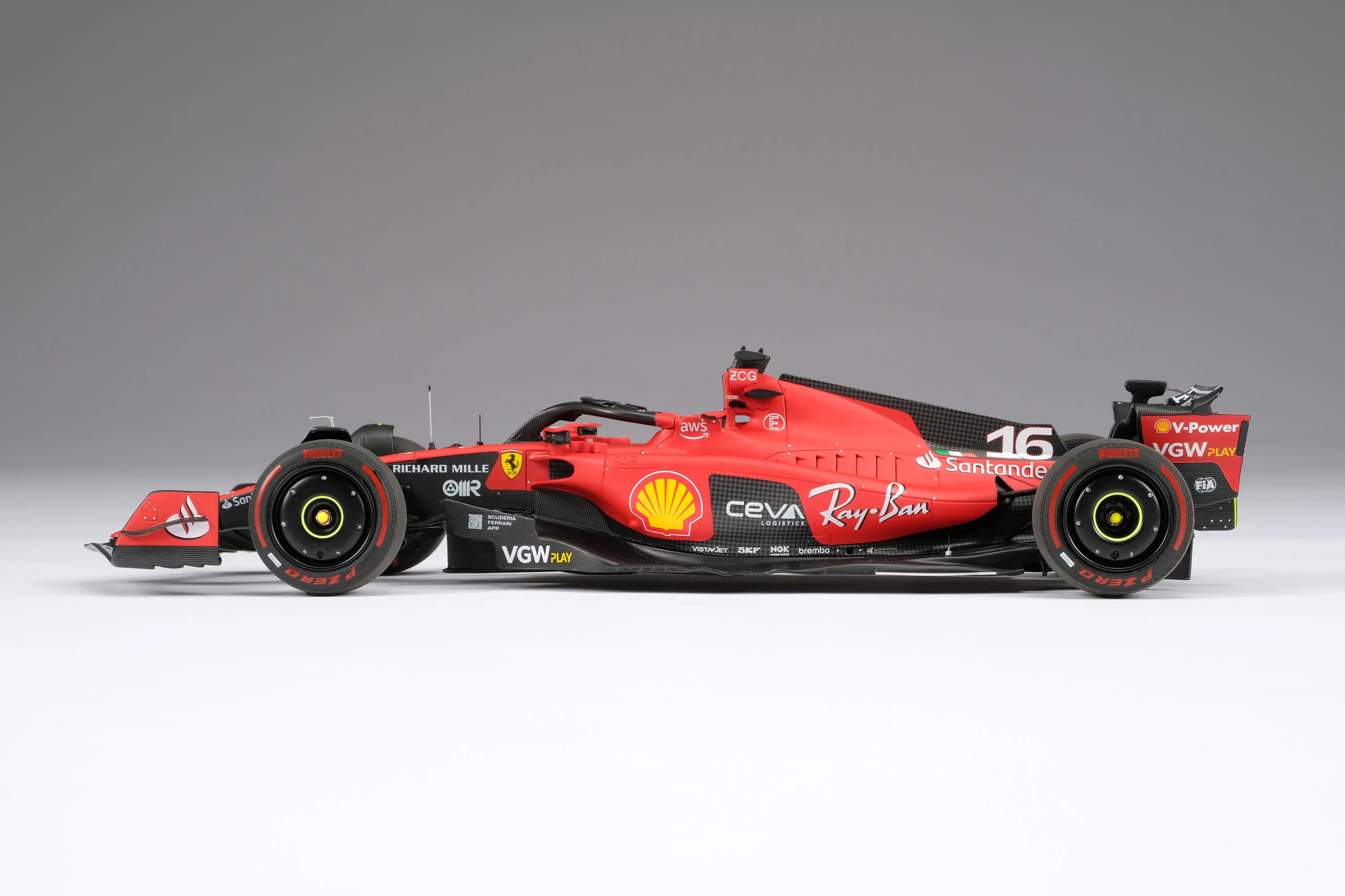 Ferrari F1 SF 23 #16 Charles Leclerc Season 2023 1:18 Amalgam