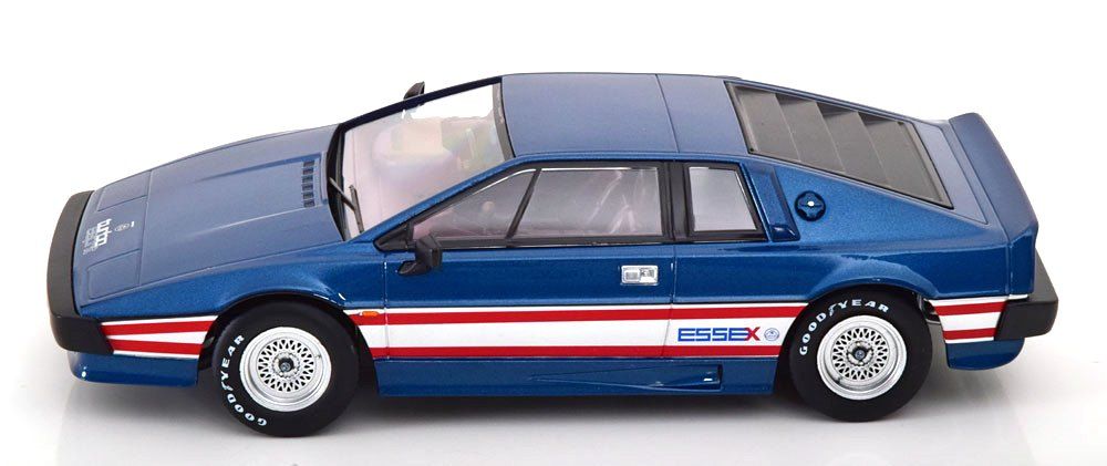 Lotus Esprit Turbo 1981 blue metallic/silver/red 1:18 KK Scale