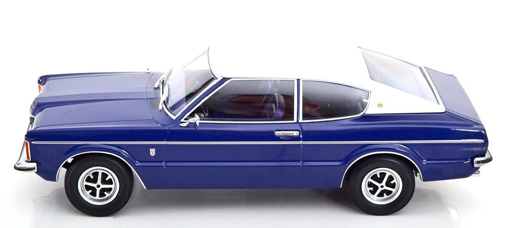 Ford England Taunus GLX Coupe 1971 blue/white 1:18 KK Scale