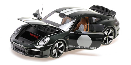 Porsche 911 992 Sport Classic 2022 green metallic 1:18 Minichamps 
