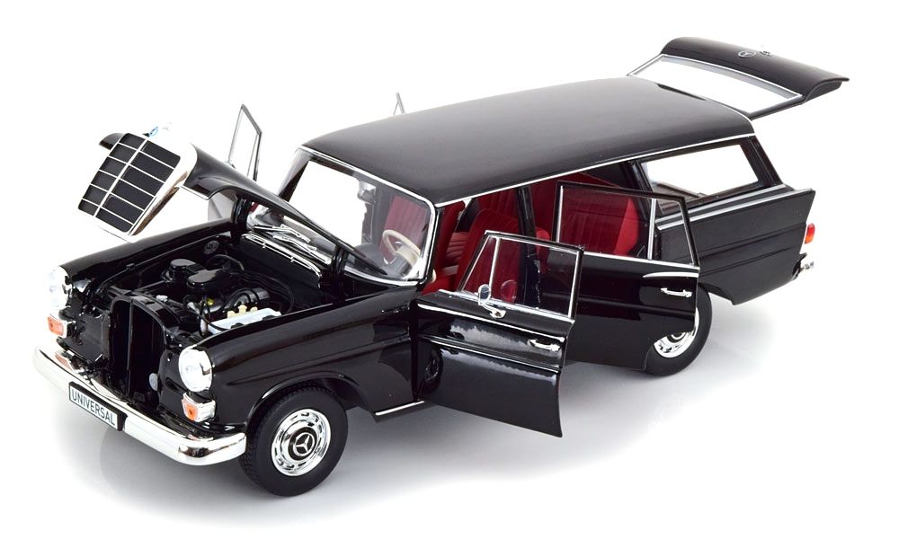 Mercedes-Benz 200 Universal W110 B II 1966 black 1:18 Norev