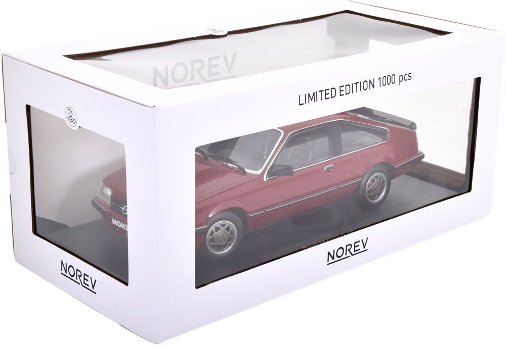 Opel Monza 3.0 E 1983 red metallic 1:18 Norev