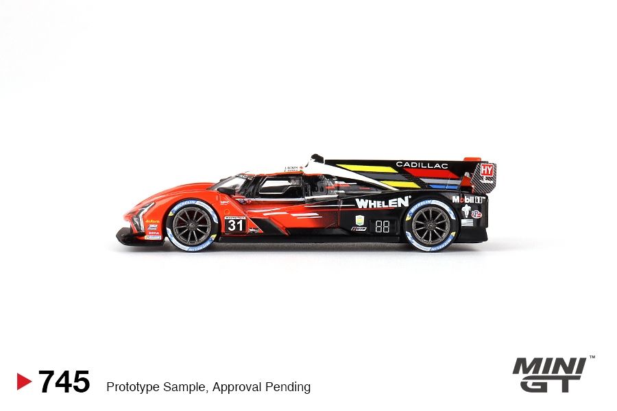 Cadillac V-Series.R #31 Whelen Engineering Cadillac Racing 2023 IMSA Winner 12h Sebring 1:64 Mini GT