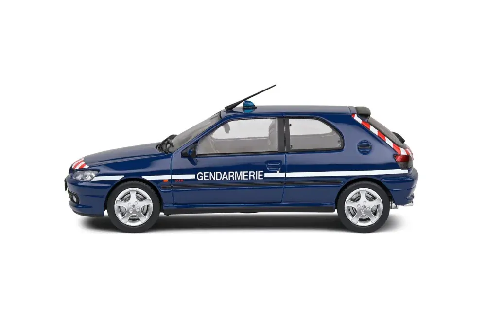 Peugeot 306 S16 Gendarmerie 1998 blue 1:43 Solido