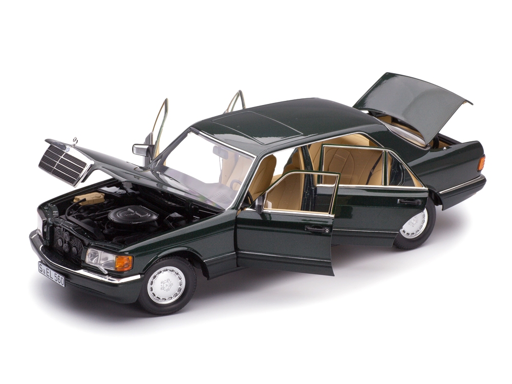 Mercedes-Benz 560 SEL (V126) green 1:18 Norev