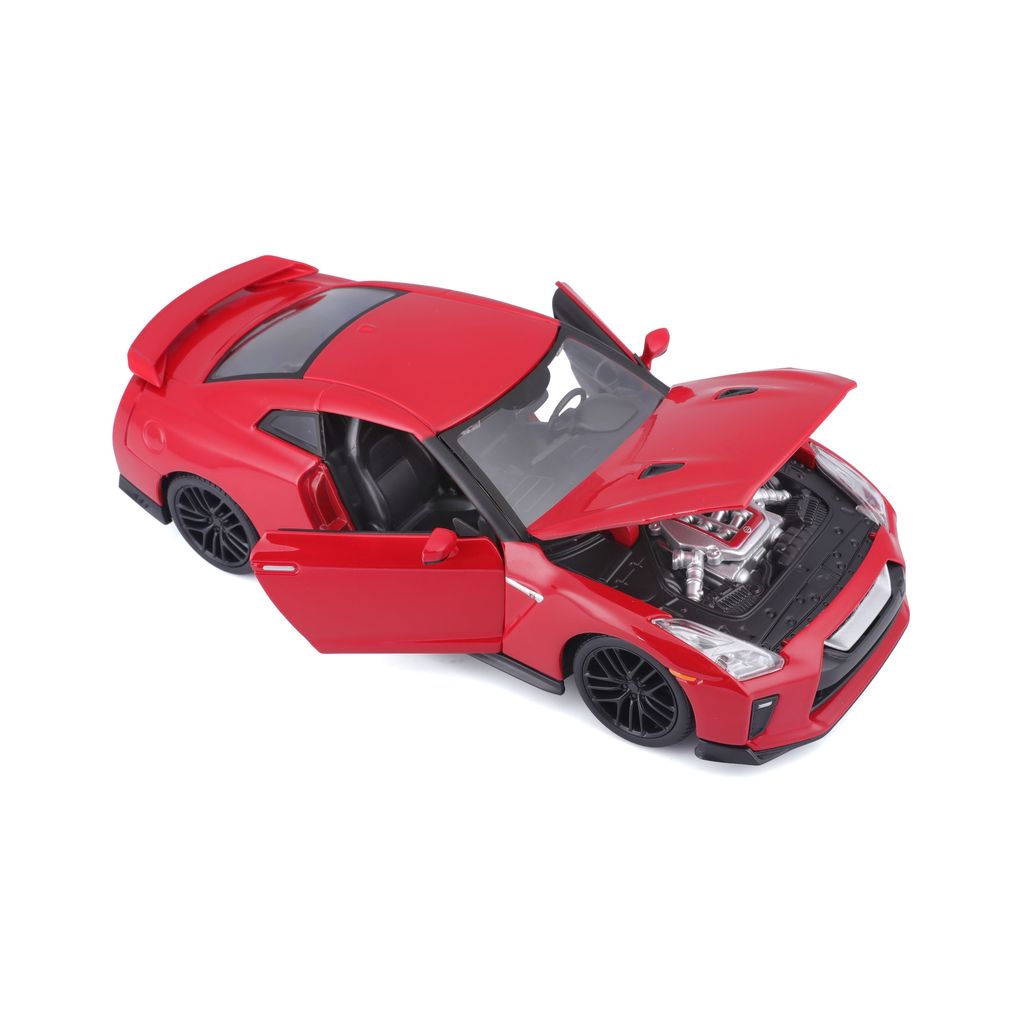 Nissan GT-R 2017 red 1:24 Bburago