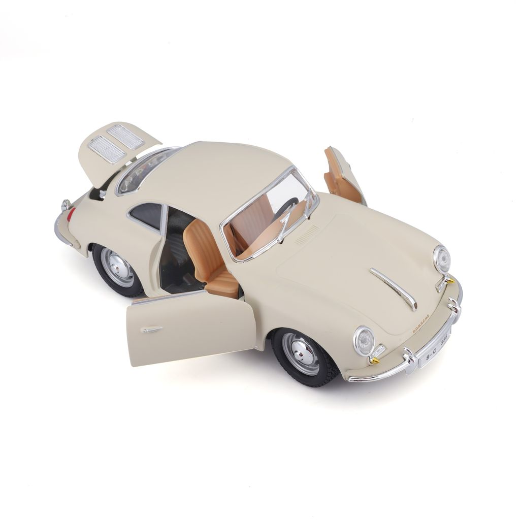Porsche 356B Coupe 1961 white 1:24 Bburago