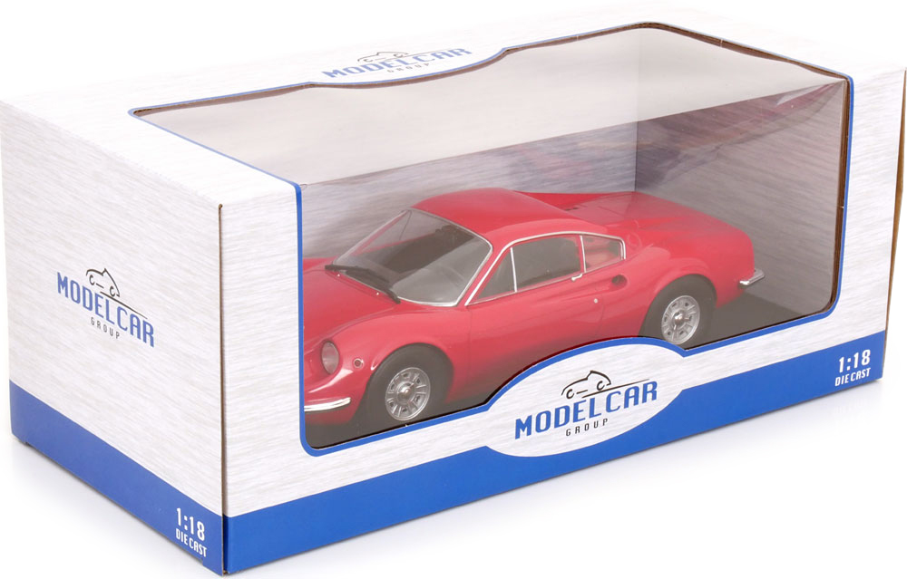 Ferrari Dino 246 GT 1969 red 1:18 MCG Modelcar Group